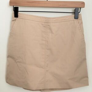 H&M Beige Mini Skirt